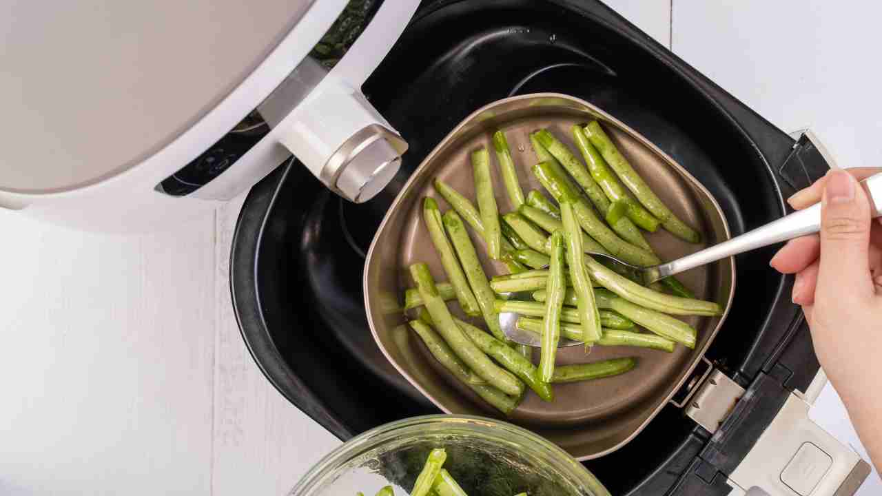 asparagi friggitrice aria